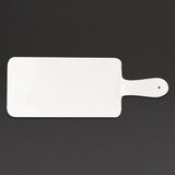 Churchill Alchemy Buffet Handled Melamine Paddle Boards White 266mm - DW312  Churchill   