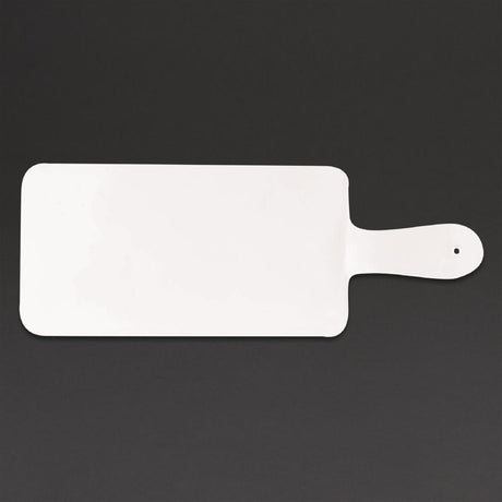 Churchill Alchemy Buffet Handled Melamine Paddle Boards White 266mm - DW312  Churchill   