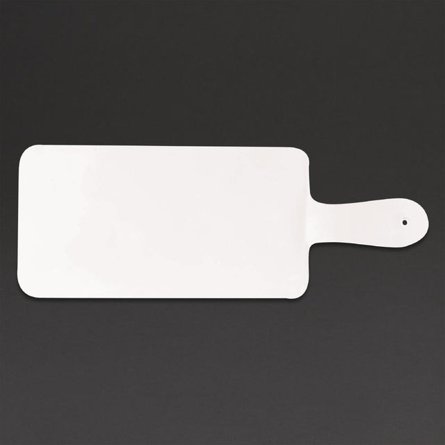 Churchill Alchemy Buffet Handled Melamine Paddle Boards White 266mm - DW312  Churchill   