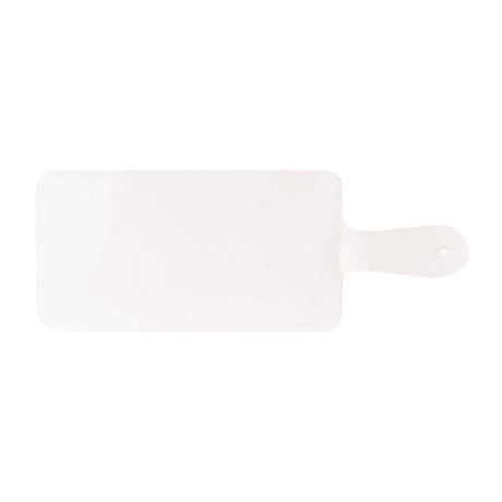 Churchill Alchemy Buffet Handled Melamine Paddle Boards White 266mm - DW312  Churchill   