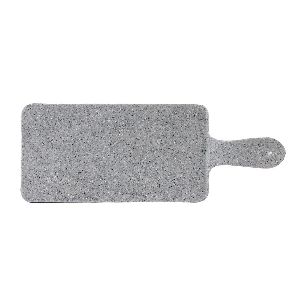 Churchill Alchemy Buffet Handled Melamine Paddle Boards Granite 266mm - DW313  Churchill   