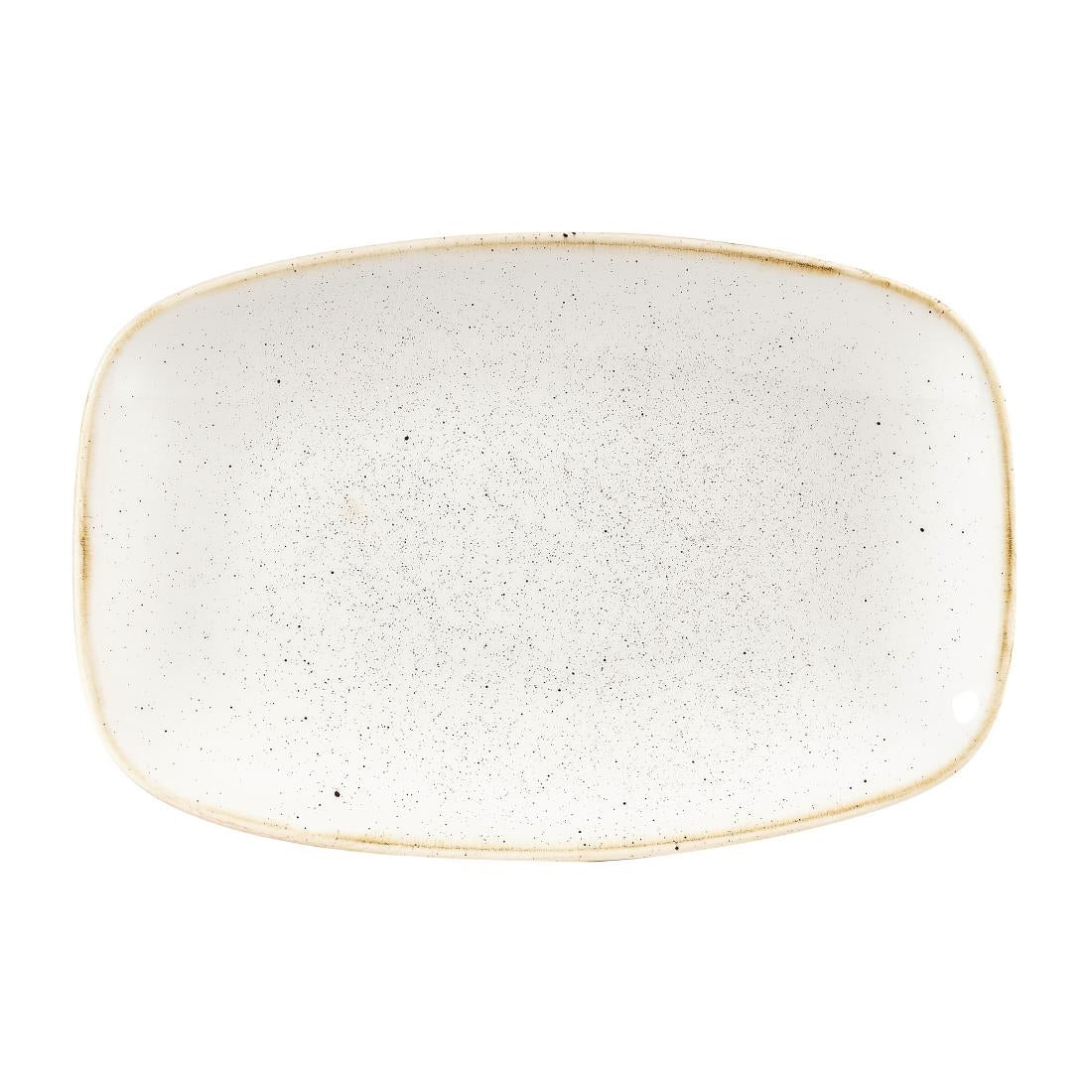 Churchill Stonecast Rectangular Plates Barley White 157 x 237mm - DW325 Plates Churchill