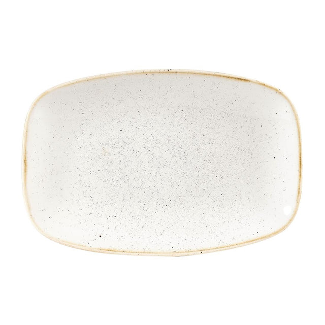 Churchill Stonecast Rectangular Plates Barley White 157 x 237mm - DW325 Plates Churchill
