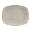Churchill Stonecast Rectangular Plates Peppercorn Grey 202 x 261mm - DW332 Plates Churchill