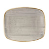 Churchill Stonecast Rectangular Plates Peppercorn Grey 157 x 237mm - DW334 Plates Churchill