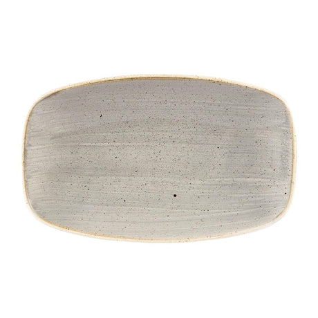 Churchill Stonecast Rectangular Plates Peppercorn Grey 121 x 200mm - DW336 Plates Churchill