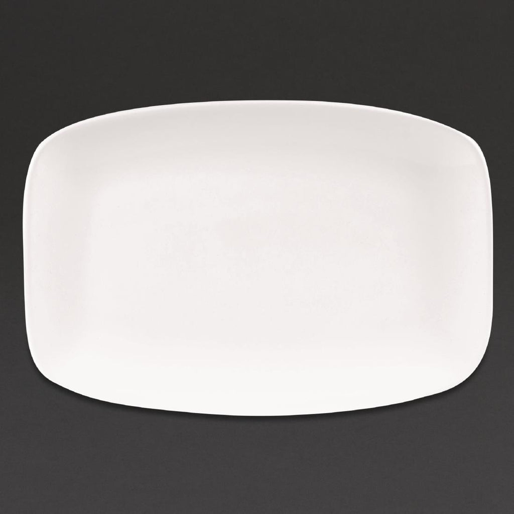 Churchill X Squared Oblong Plates White 199 x 300mm (Pack of 6) - DW340 Plates Churchill