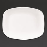 Churchill X Squared Oblong Plates White 202 x 261mm (Pack of 12) - DW341 Plates Churchill