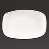 Churchill X Squared Oblong Plates White 157 x 237mm (Pack of 12) - DW342 Plates Churchill