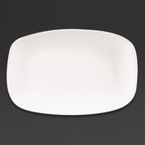Churchill X Squared Oblong Plates White 157 x 237mm (Pack of 12) - DW342 Plates Churchill