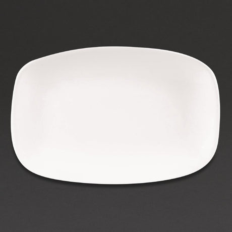 Churchill X Squared Oblong Plates White 157 x 237mm (Pack of 12) - DW342 Plates Churchill