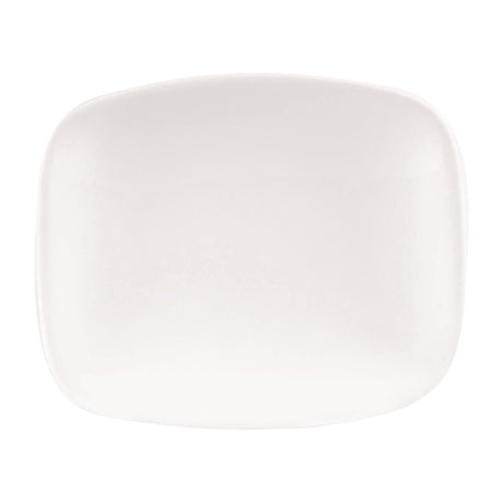 Churchill X Squared Oblong Plates White 126 x 154mm (Pack of 12) - DW343 Plates Churchill