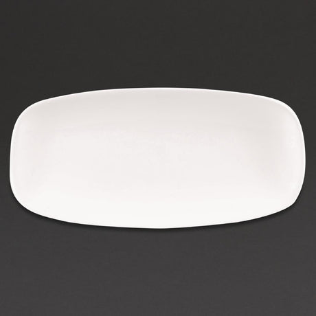 Churchill X Squared Oblong Plates White 127 x 269mm (Pack of 12) - DW344 Plates Churchill