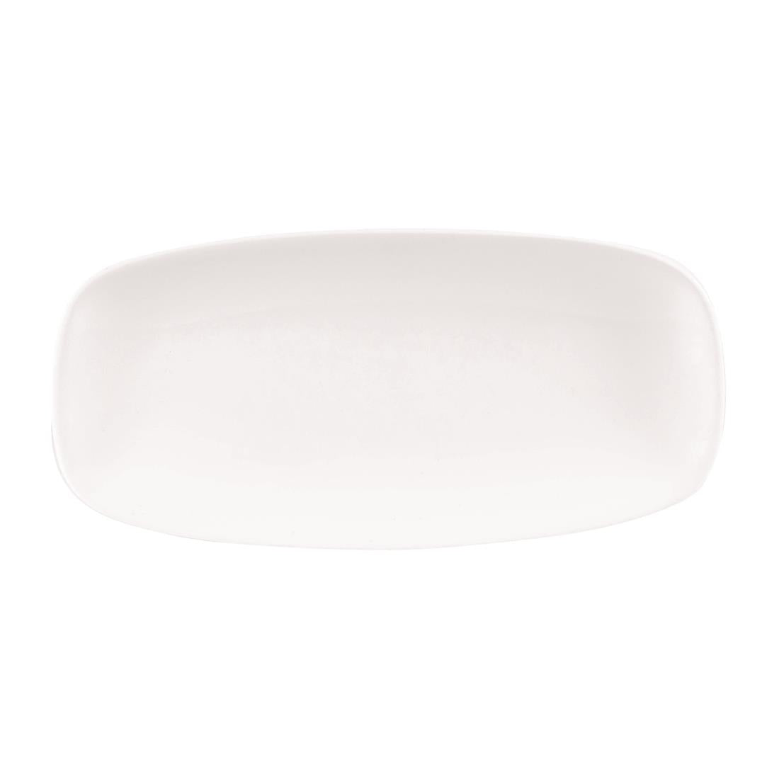 Churchill X Squared Oblong Plates White 127 x 269mm (Pack of 12) - DW344 Plates Churchill