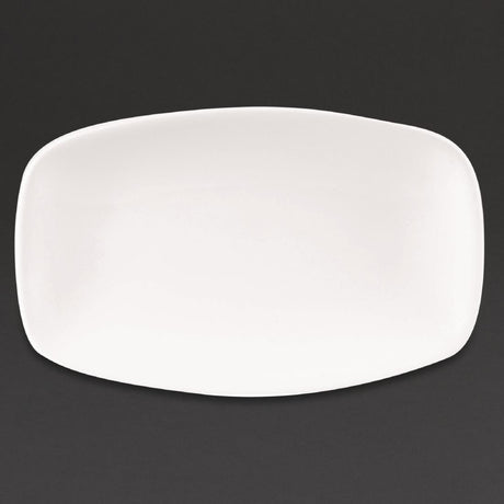 Churchill X Squared Oblong Plates White 121 x 200mm (Pack of 12) - DW345 Plates Churchill