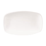 Churchill X Squared Oblong Plates White 121 x 200mm (Pack of 12) - DW345 Plates Churchill