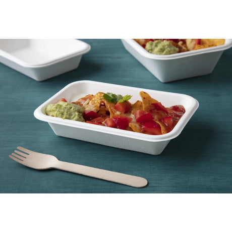 Fiesta Compostable Bagasse Food Trays 16oz (Pack of 50) - DW347  Fiesta   