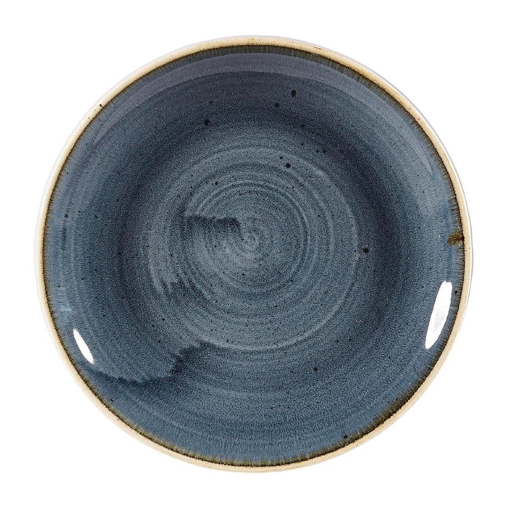 Churchill Stonecast Coupe Plates Blueberry 165mm (Pack of 12) - DW353 Plates Churchill