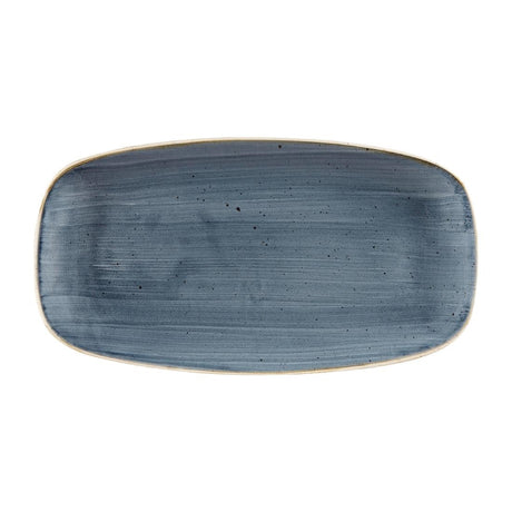 Churchill Stonecast Rectangular Plates Blueberry 189 x 355mm (Pack of 6) - DW357 Plates Churchill