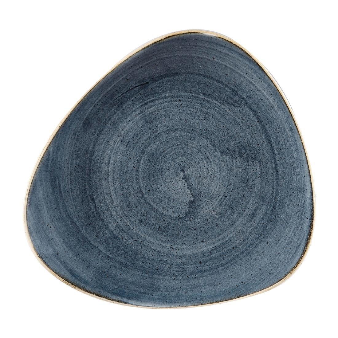 Churchill Stonecast Triangular Plates Blueberry 229mm (Pack of 12) - DW363 Plates Churchill