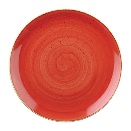 Churchill Stonecast Coupe Bowls Berry Red 182mm (Pack of 12) - DW368 Bowls Churchill