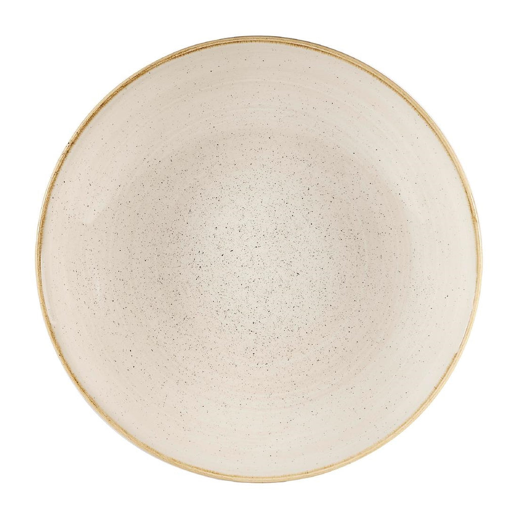 Churchill Stonecast Coupe Bowls Nutmeg Cream 310mm (Pack of 6) - DW374 Bowls Churchill