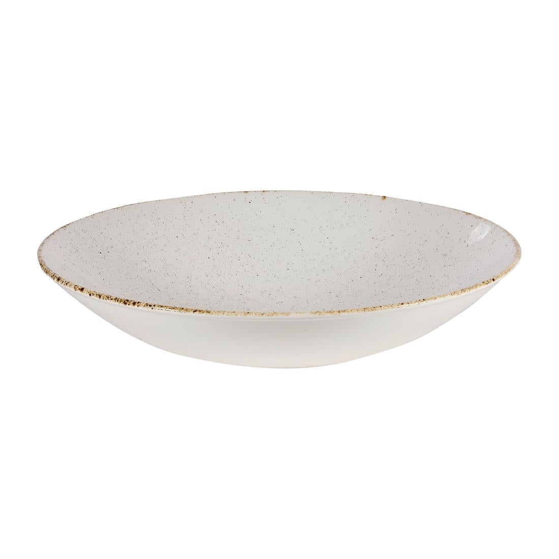 Churchill Stonecast Coupe Bowls Barley White 385mm (Pack of 4) - DW380 Bowls Churchill