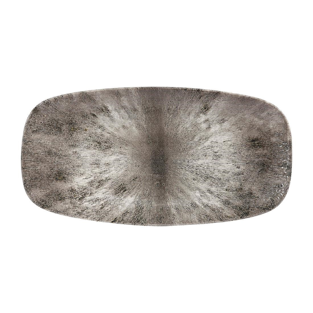 Churchill Studio Prints Stone Rectangular Plates Quartz Black 153 x 298mm - DW392 Plates Churchill