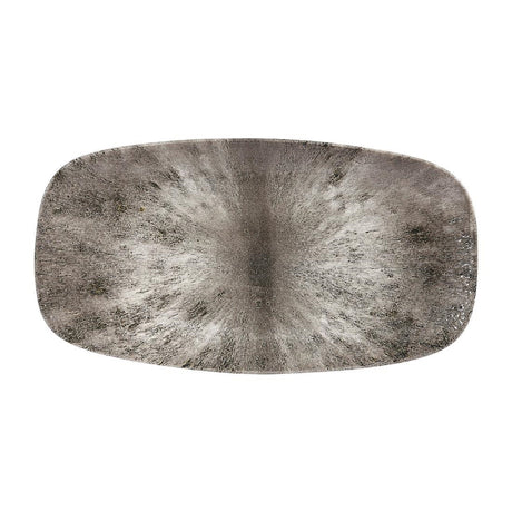 Churchill Studio Prints Stone Rectangular Plates Quartz Black 189 x 355mm (Pack of 6) - DW393 Plates Churchill