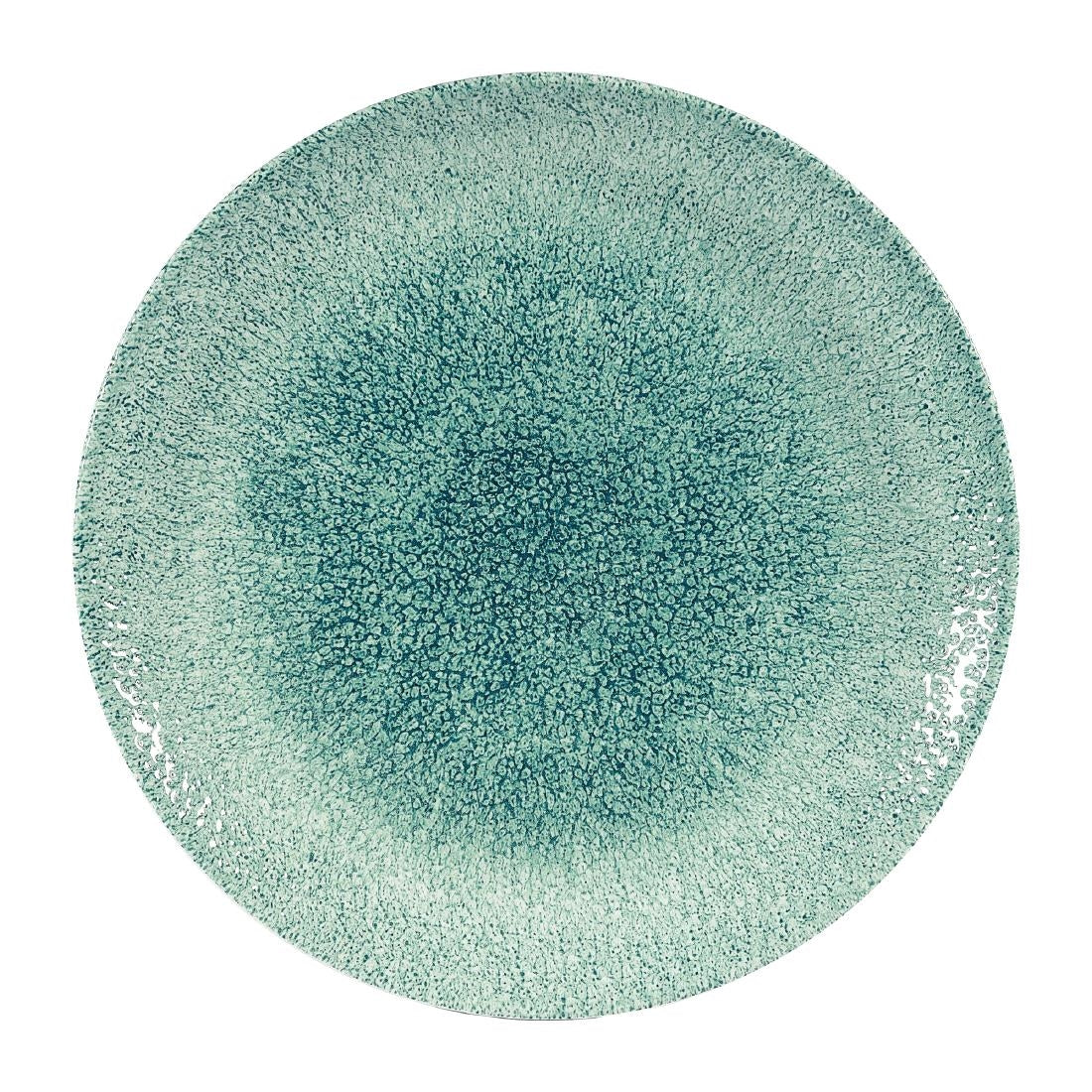 Churchill Studio Prints Raku Coupe Plates Jade Green 260mm (Pack of 12) - DW400 Plates Churchill