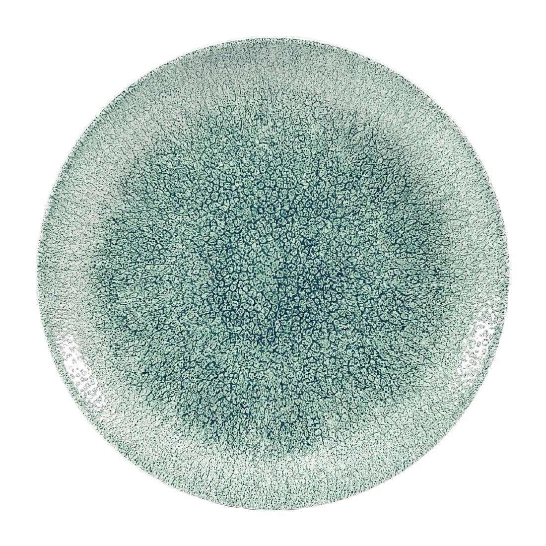 Churchill Studio Prints Raku Coupe Plates Jade Green 217mm (Pack of 12) - DW401 Plates Churchill