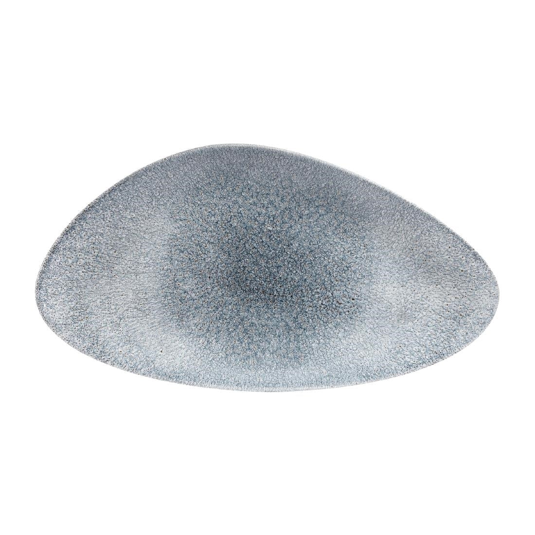Churchill Studio Prints Raku Triangular Plates Topaz Blue 350mm (Pack of 6) - DW409 Plates Churchill