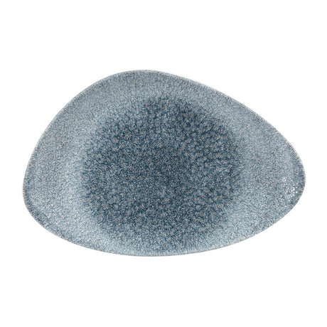 Churchill Studio Prints Raku Triangular Plates Topaz Blue 300mm (Pack of 6) - DW410 Plates Churchill