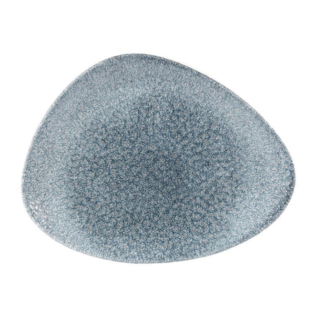 Churchill Studio Prints Raku Triangular Plates Topaz Blue 260mm (Pack of 12) - DW411 Plates Churchill
