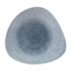 Churchill Studio Prints Raku Triangular Shallow Bowls Topaz Blue 278mm - DW413 Bowls Churchill