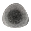 Churchill Studio Prints Raku Triangular Shallow Bowls Quartz Black 278mm - DW418 Bowls Churchill