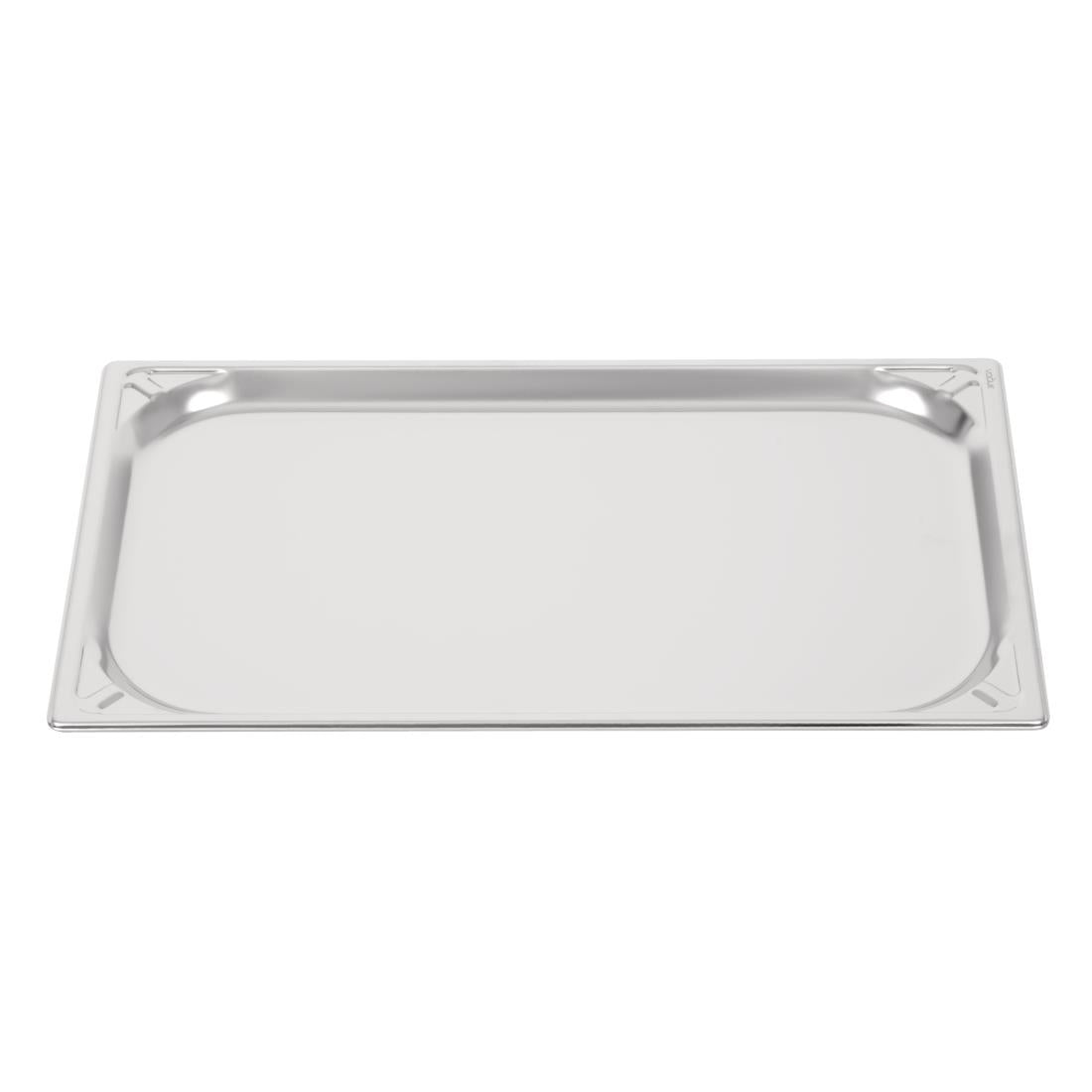 Vogue Heavy Duty Stainless Steel 1/1 Gastronorm Tray 20mm - DW431  Vogue   