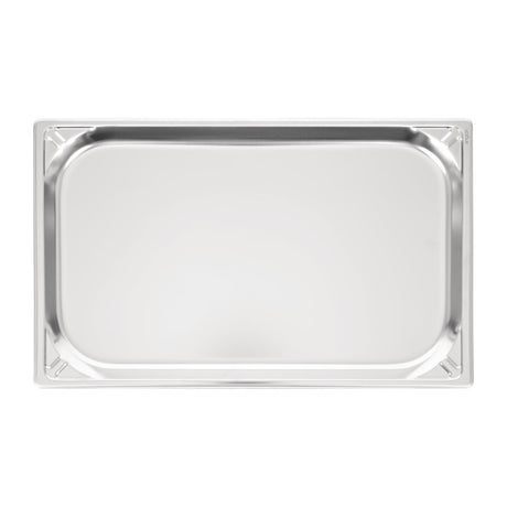 Vogue Heavy Duty Stainless Steel 1/1 Gastronorm Tray 20mm - DW431  Vogue   
