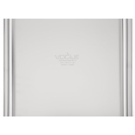 Vogue Heavy Duty Stainless Steel 1/1 Gastronorm Tray 20mm - DW431  Vogue   