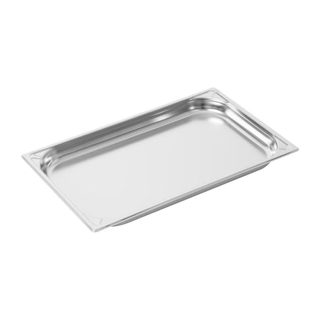 Vogue Heavy Duty Stainless Steel 1/1 Gastronorm Tray 40mm - DW432  Vogue   