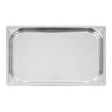 Vogue Heavy Duty Stainless Steel 1/1 Gastronorm Tray 40mm - DW432  Vogue   