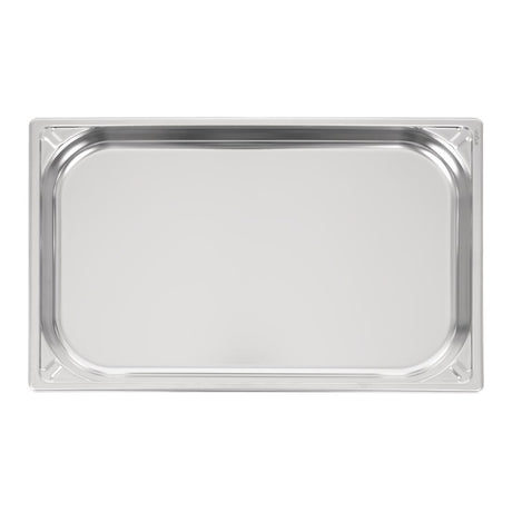 Vogue Heavy Duty Stainless Steel 1/1 Gastronorm Tray 40mm - DW432  Vogue   