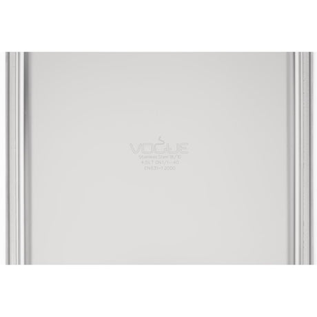 Vogue Heavy Duty Stainless Steel 1/1 Gastronorm Tray 40mm - DW432  Vogue   