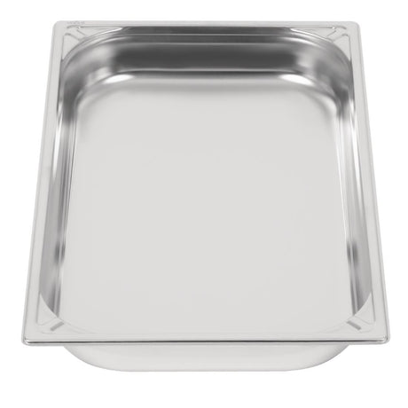 Vogue Heavy Duty Stainless Steel 1/1 Gastronorm Tray 65mm - DW433  Vogue   