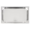 Vogue Heavy Duty Stainless Steel 1/1 Gastronorm Tray 65mm - DW433  Vogue   