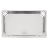 Vogue Heavy Duty Stainless Steel 1/1 Gastronorm Tray 65mm - DW433  Vogue   