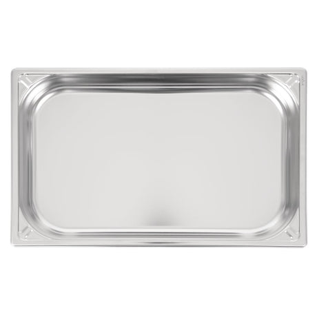 Vogue Heavy Duty Stainless Steel 1/1 Gastronorm Tray 65mm - DW433  Vogue   