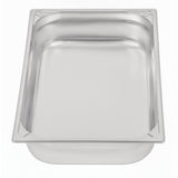 Vogue Heavy Duty Stainless Steel 1/1 Gastronorm Tray 100mm - DW434  Vogue   
