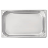 Vogue Heavy Duty Stainless Steel 1/1 Gastronorm Tray 100mm - DW434  Vogue   