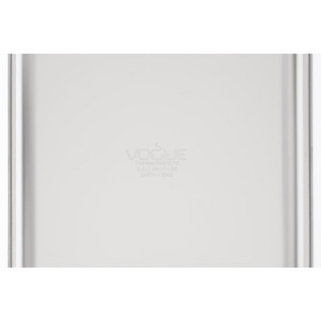 Vogue Heavy Duty Stainless Steel 1/1 Gastronorm Tray 100mm - DW434  Vogue   